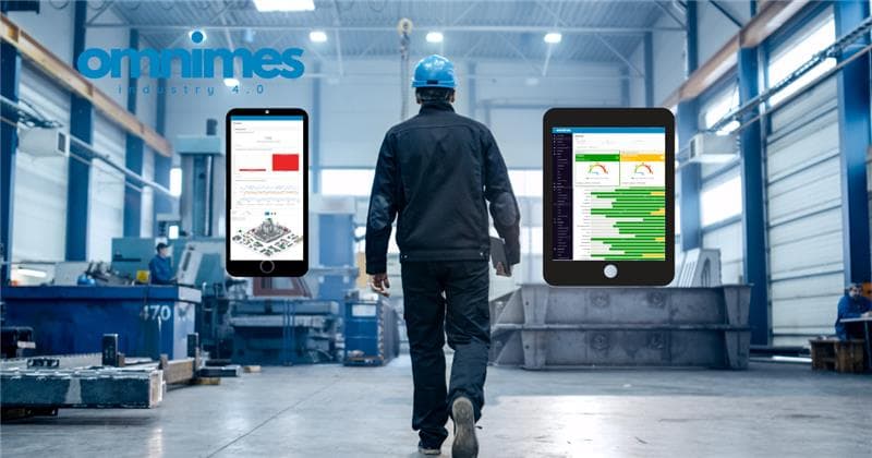 How does OmniMES support a production manager in improving process efficiency?