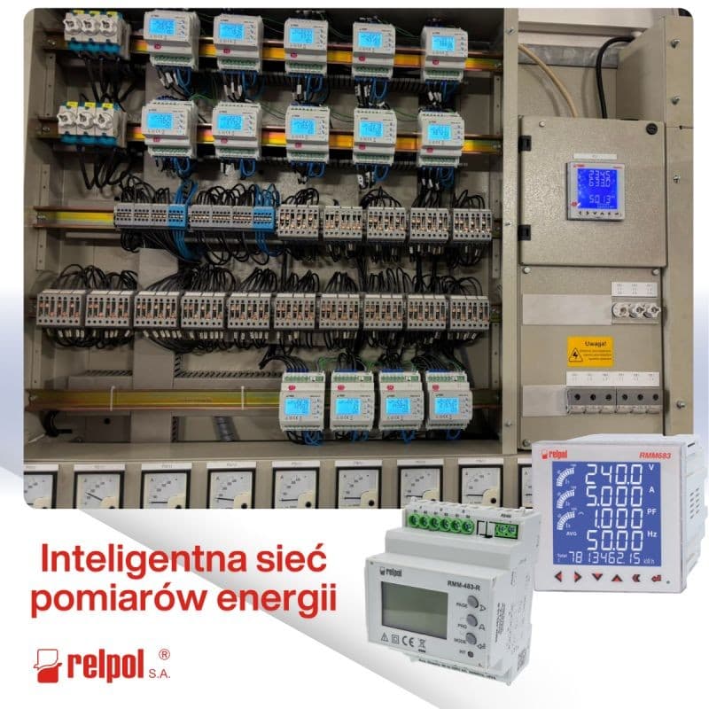 Relpol RMM meters — smart energy metering network