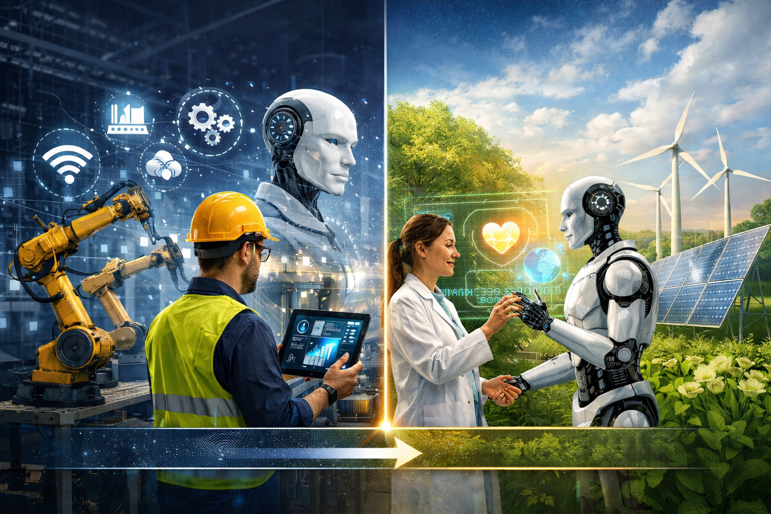 Okładka: Od Przemysłu 4.0 do 5.0 — jak human-centric AI zmienia rolę operatora na hali produkcyjnej